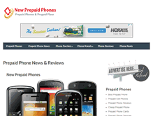 Tablet Screenshot of newprepaidphones.com